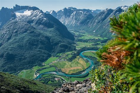 Romsdalseggen Ridge in Norway Hike .